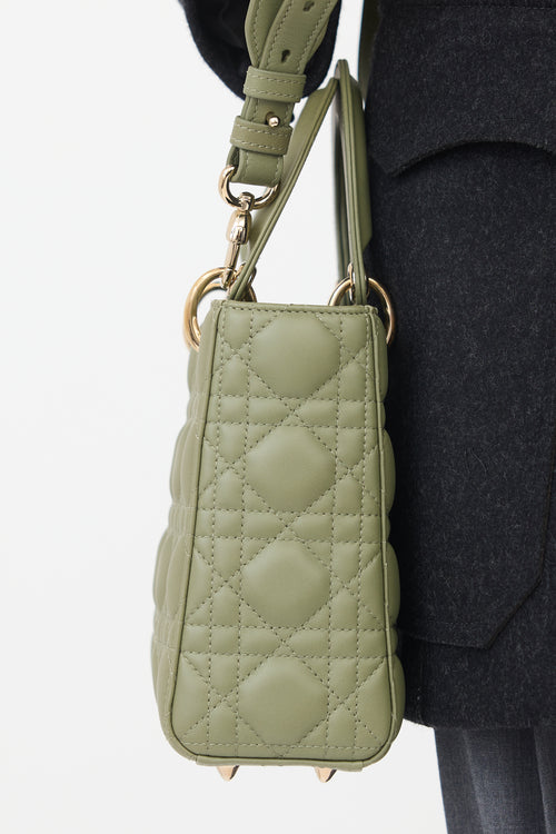 Dior 2020 Leather Small Lady Dior  Bag