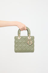 Dior 2020 Leather Small Lady Dior  Bag
