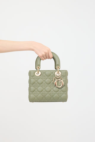 Dior 2020 Leather Small Lady Dior  Bag