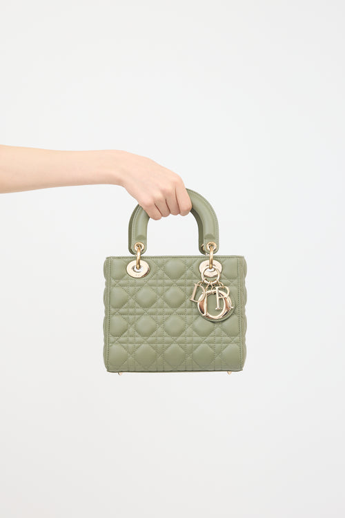 Dior 2020 Leather Small Lady Dior  Bag