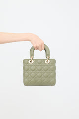 Dior 2020 Leather Small Lady Dior  Bag