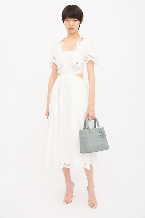 Dior 2020 Medium Leather Lady Dior Bag