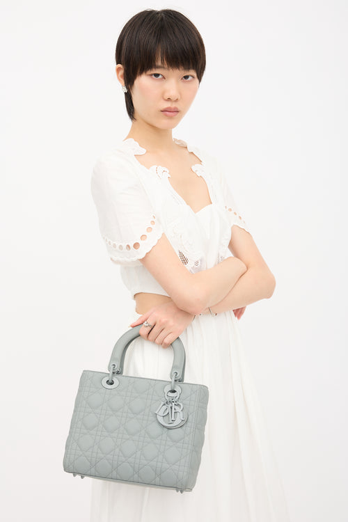 Dior 2020 Medium Leather Lady Dior Bag