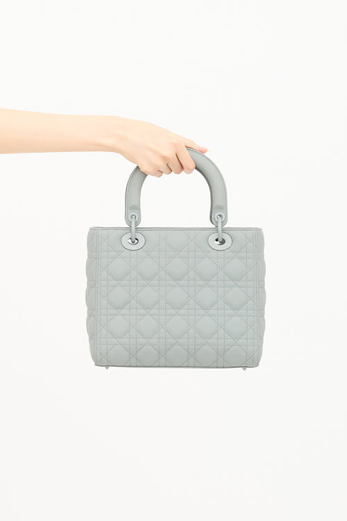 Dior 2020 Medium Leather Lady Dior Bag