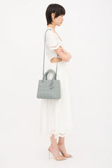 Dior 2020 Medium Leather Lady Dior Bag