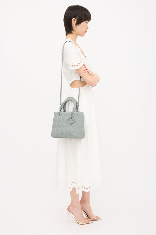 Dior 2020 Medium Leather Lady Dior Bag