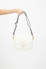 Dior 2020 White Leather Large Bobby Crossbody Bag