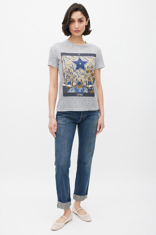 Dior 2020 White & Multicolour 17 L'Etoile T-Shirt