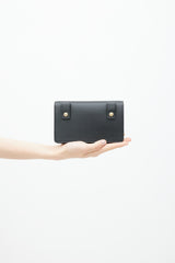 Dior 2020 Black Leather Saddle Belt Bag