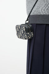 Dior 2021 Navy & Beige Nano D-Touch Pouch
