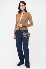 Dior 2021 Oblique Wallet On Chain Bag