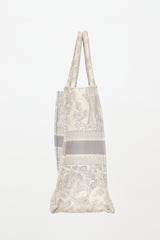 Dior 2021 Large Toile De Jouy Book Tote Bag