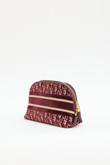 Dior 2021 Velvet Oblique Cosmetic Pouch