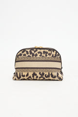 Dior 2022 Canvas Printed Cosmetic Pouch