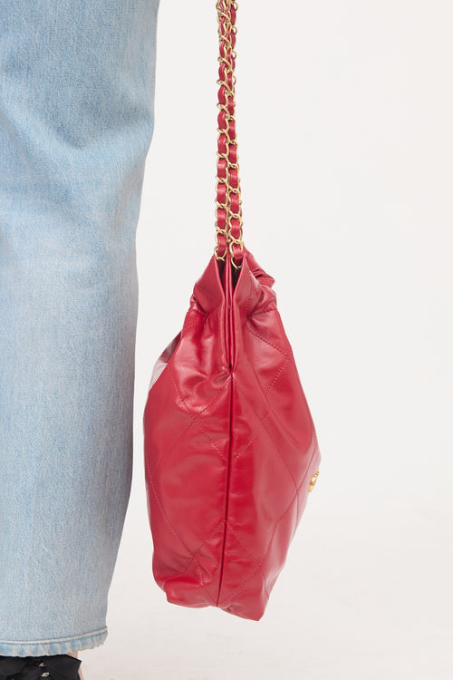 Chanel Leather 22 Handbag