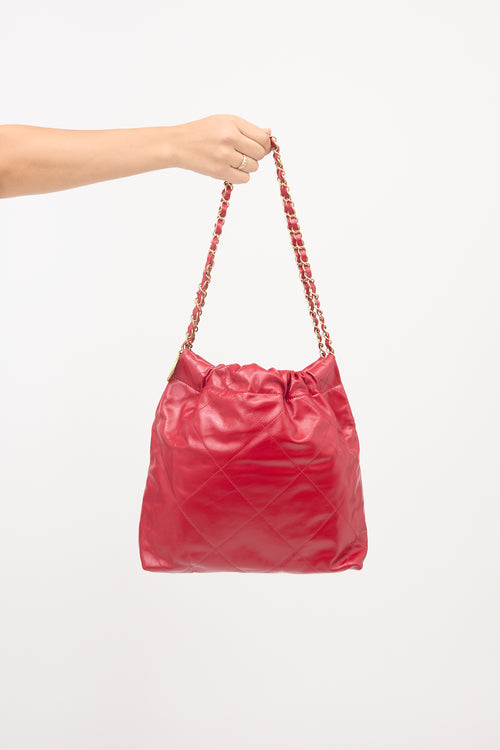 Chanel Leather 22 Handbag