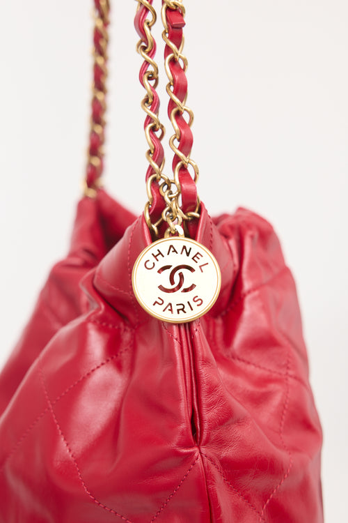 Chanel Leather 22 Handbag