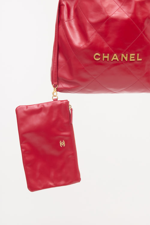 Chanel Leather 22 Handbag
