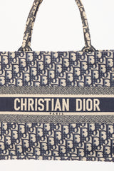 Dior 2022 Oblique Medium Book Tote Bag