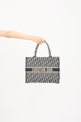 Dior 2022 Oblique Medium Book Tote Bag