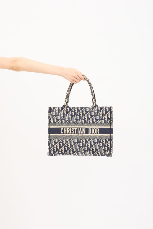 Dior 2022 Oblique Medium Book Tote Bag