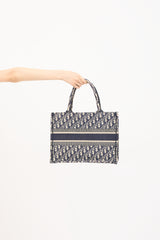 Dior 2022 Oblique Medium Book Tote Bag
