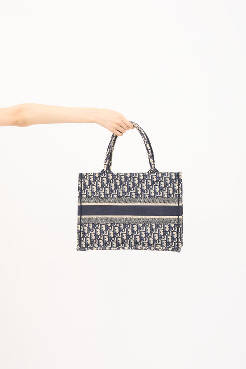 Dior 2022 Oblique Medium Book Tote Bag