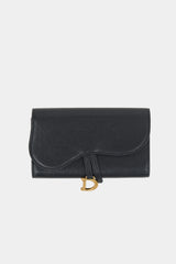 Dior 2022 Leather Saddle Long Wallet