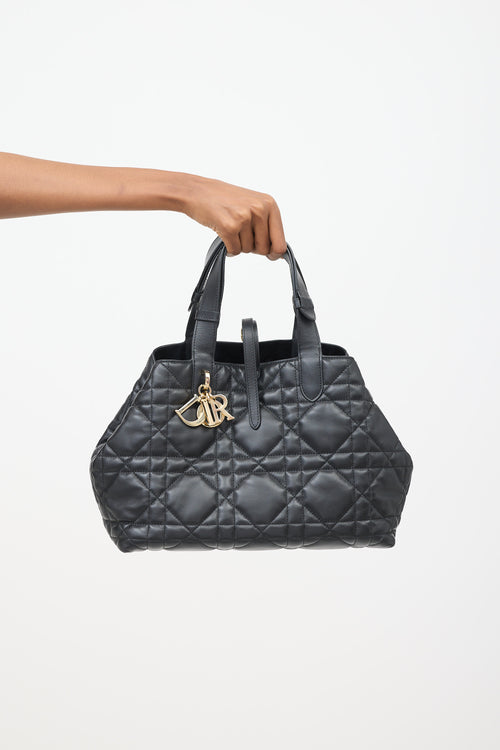 Dior 2023 Macrocannage Leather Toujours Medium Bag