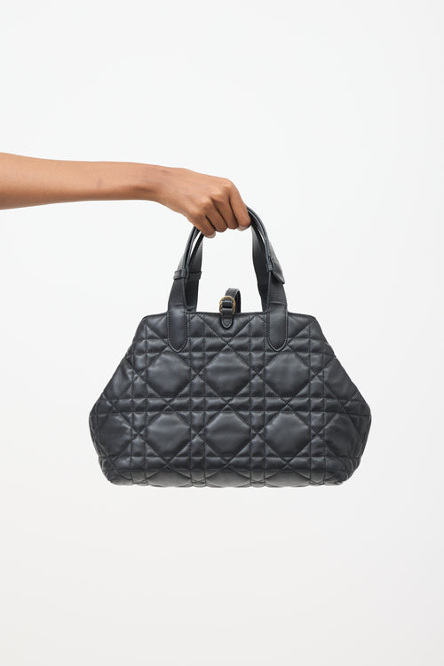 Dior 2023 Macrocannage Leather Toujours Medium Bag