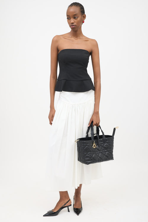 Dior 2023 Macrocannage Leather Toujours Medium Bag