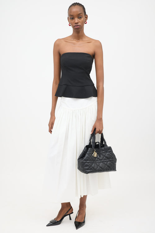 Dior 2023 Macrocannage Leather Toujours Medium Bag