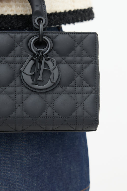 Dior 2023 Ultra Matte Leather Medium Lady D-Joy Bag