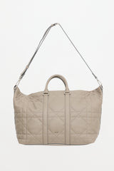 Dior 2024 Leather Maxi Cannage Weekender Bag
