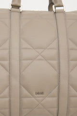 Dior 2024 Leather Maxi Cannage Weekender Bag