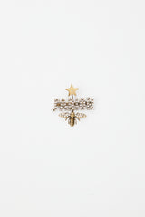 Dior Aged Gold Pearl J'Adior Star Charming Brooch