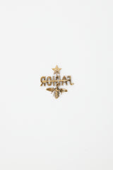 Dior Aged Gold Pearl J'Adior Star Charming Brooch