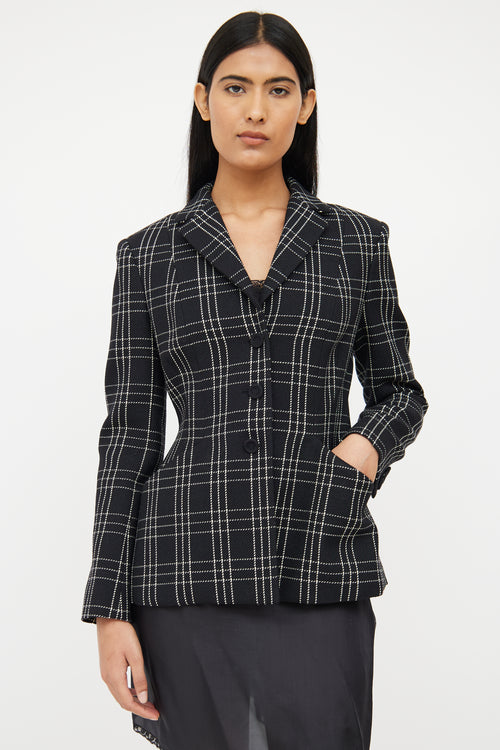 Dior Black & White 30 Montaigne Bar Jacket