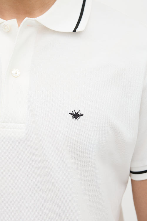Dior Embroidered Bee Polo