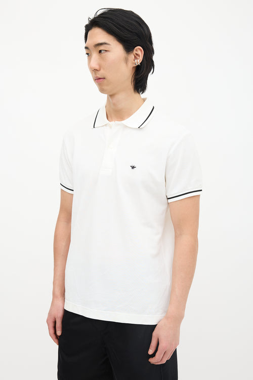Dior Embroidered Bee Polo
