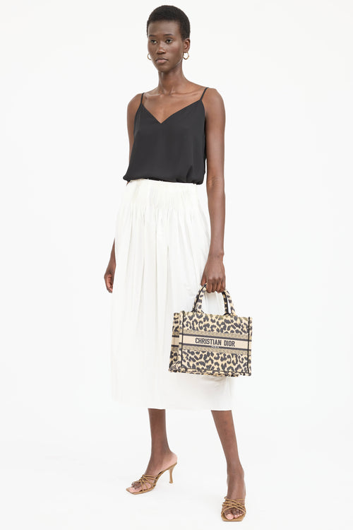 Dior Mizza Embroidered Book Tote