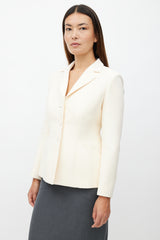 Dior Beige Wool & Silk Blazer