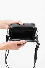 Dior Beige & Navy Oblique Crossbody Bag