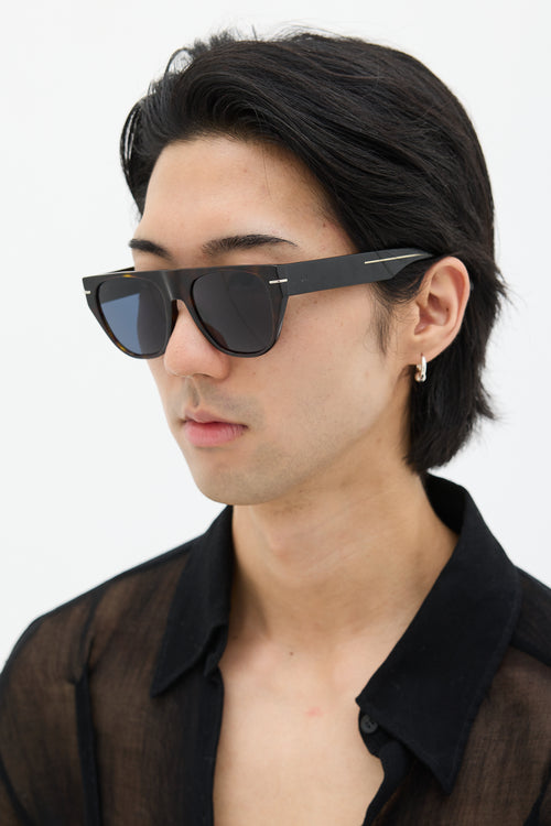 Dior Black BLACKTIE257S Marbled Sunglasses