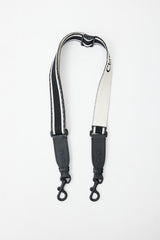 Dior Black & Cream Logo Canvas Shoulder Strap