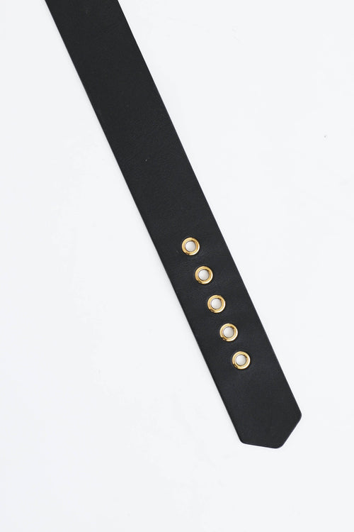 Dior Leather D Buckle Belt