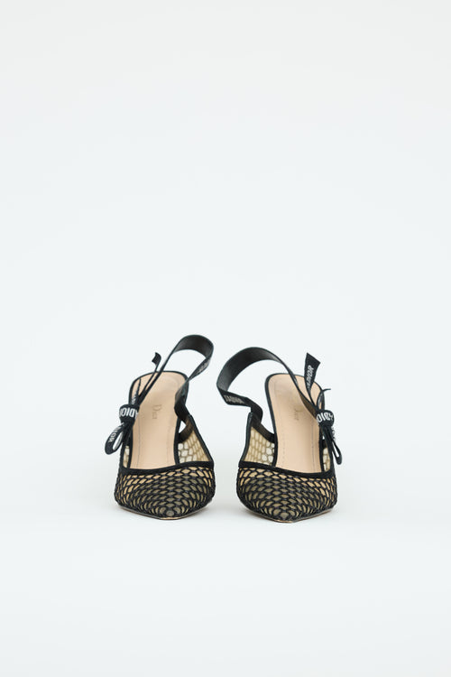 Dior Mesh J'adior Slingback Pump