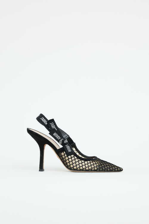 Dior Mesh J'adior Slingback Pump