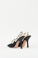 Dior Black & White J'Adior Slingback Pump