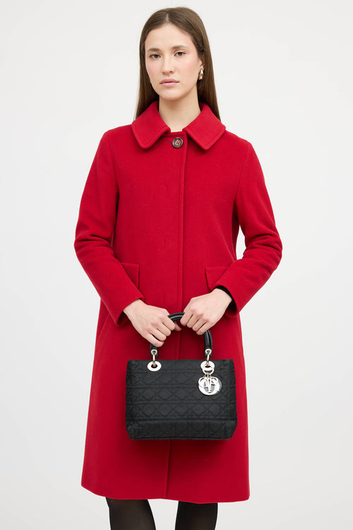 Dior Nylon Lady Dior Cannage Bag